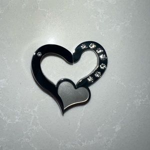 diamond heart pendant